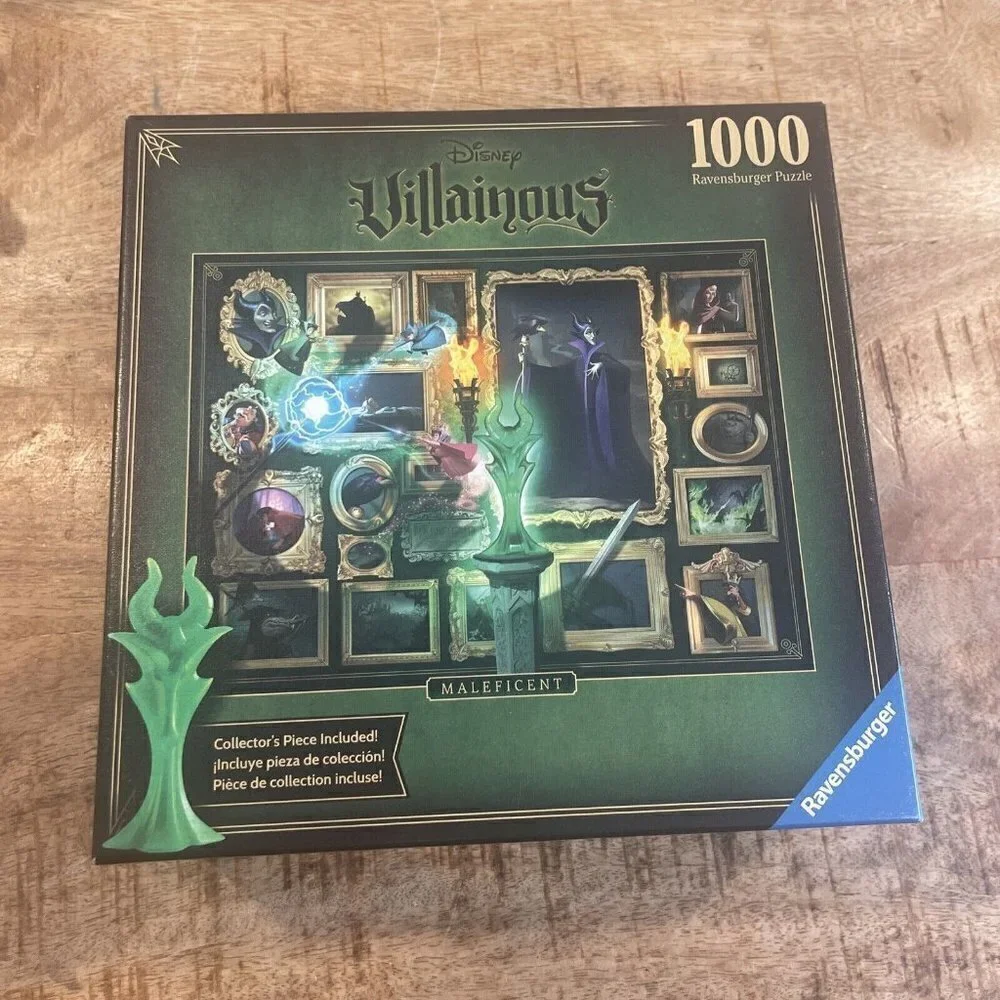 Ravensburger Villainous Maleficent 1000pc Jigsaw Puzzle COMPLETE No token